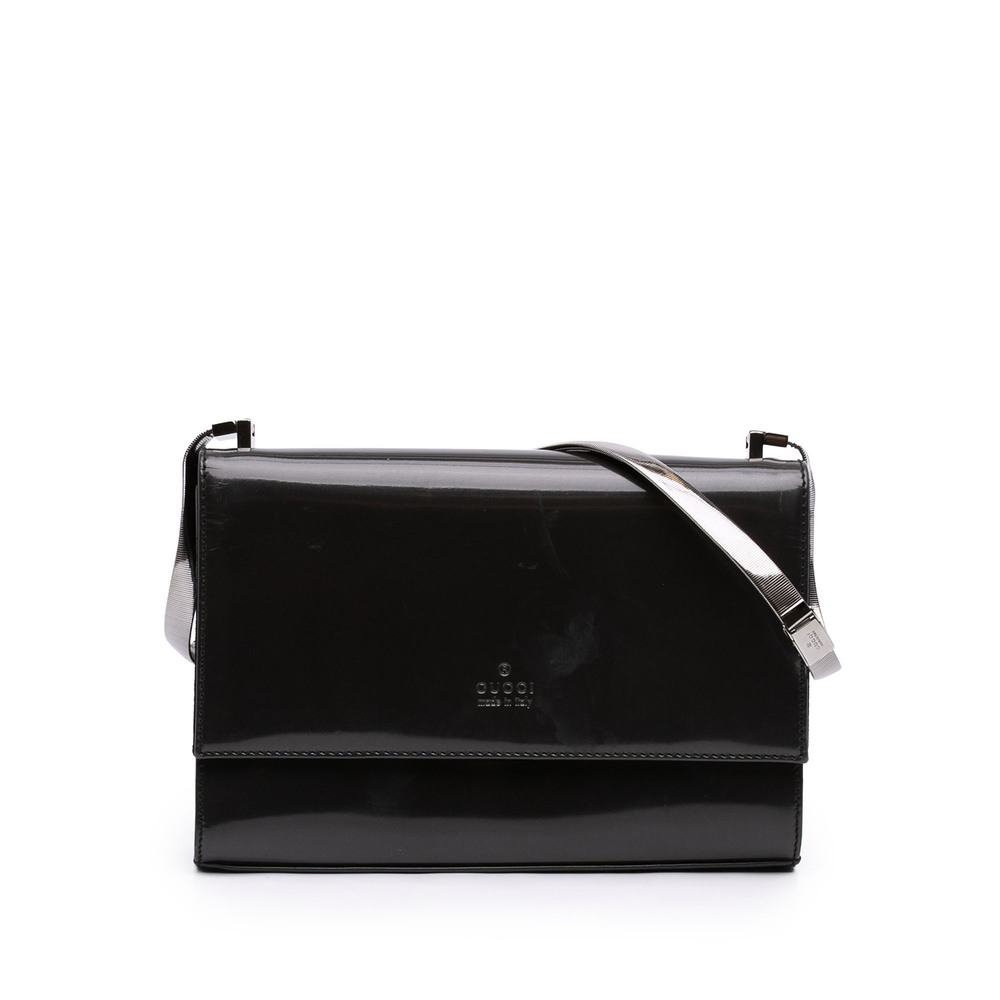 Pre-Loved Gucci Patent Leather Shoulder Bag